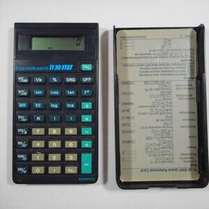 Texas Instruments TI-30 STAT Scientific Calculator w/ Sleeve Cover